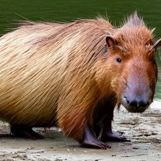 Image similar to giant capybara