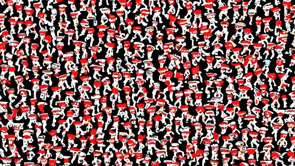 Image similar to were is waldo