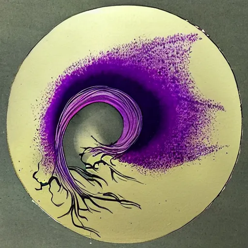 Image similar to purple tornado