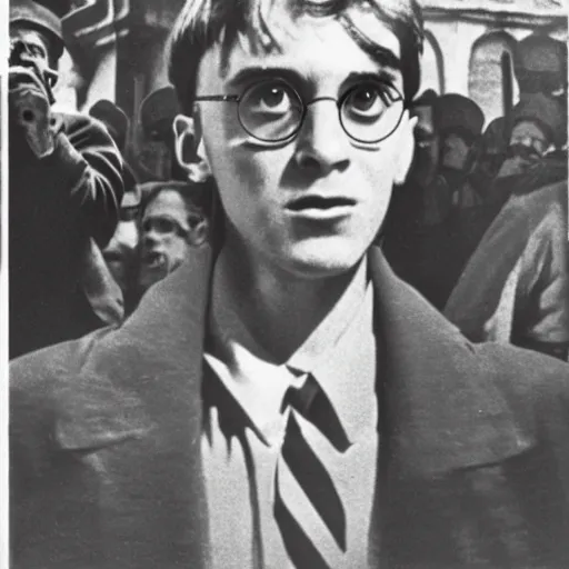 Prompt: photo of Harry Potter during the cuban revolution (1958)