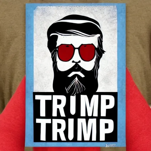 Image similar to bearded trump