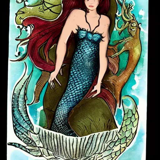 Image similar to sherlock holmes mermaid