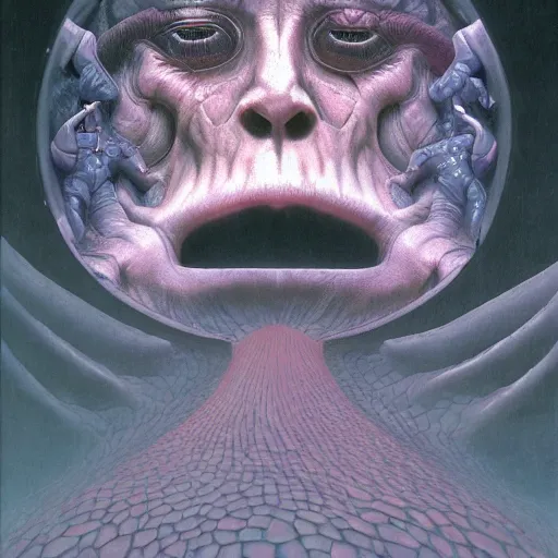 Prompt: the one who watches by Wayne Barlowe