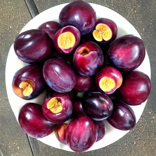 Image similar to a plum for 2 5 people