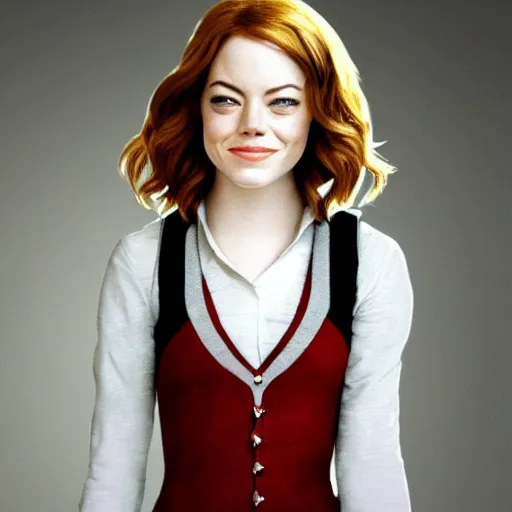 Image similar to emma stone as hermione granger