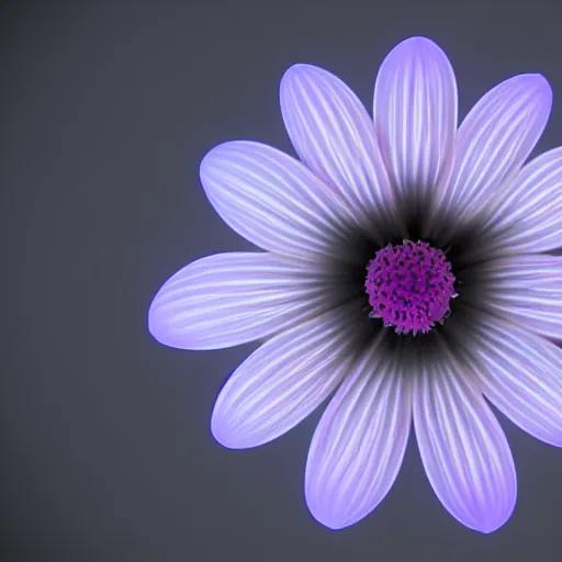 Prompt: a beautiful flower made of dark matter, unreal engine 5