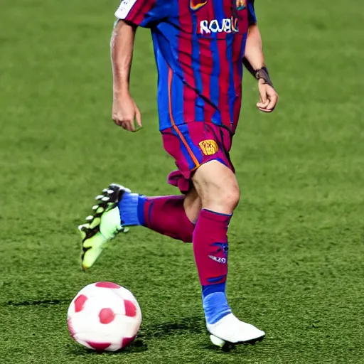 Image similar to giga chad messi