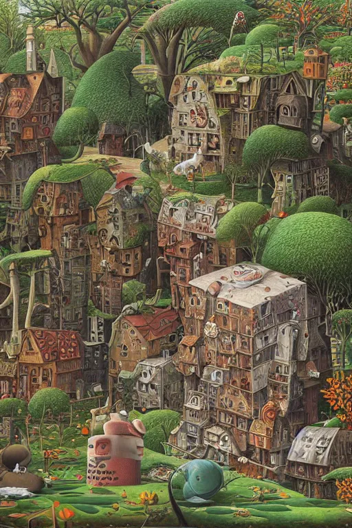 Image similar to by Jacek Yerka