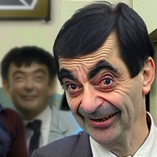 Image similar to Mr. Bean starring in Genshin Impact