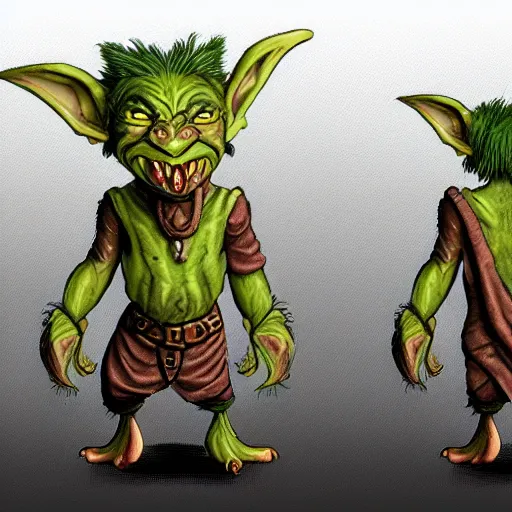 Image similar to troll goblin monster mage concept art