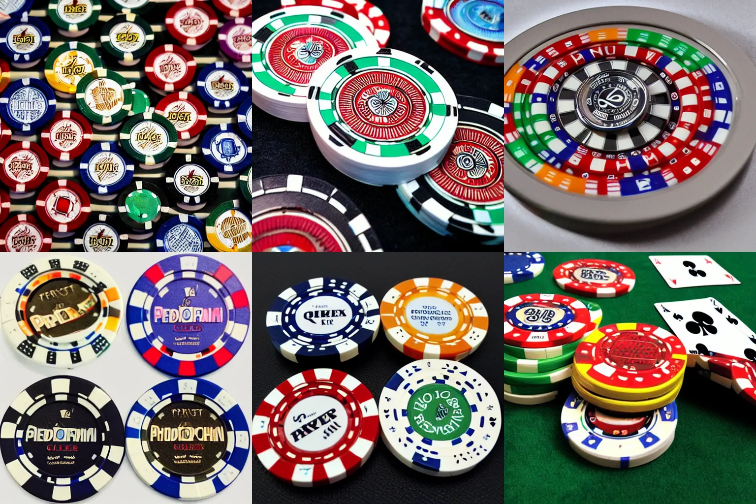 Prompt: close view of premium quality poker chips, 8 k high quality, photorealistic, high detail, very sharp
