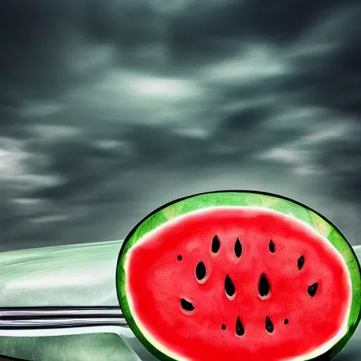 Image similar to stunning award winning hyperrealistic hdr 8 k highly detailed photo of a car watermelon