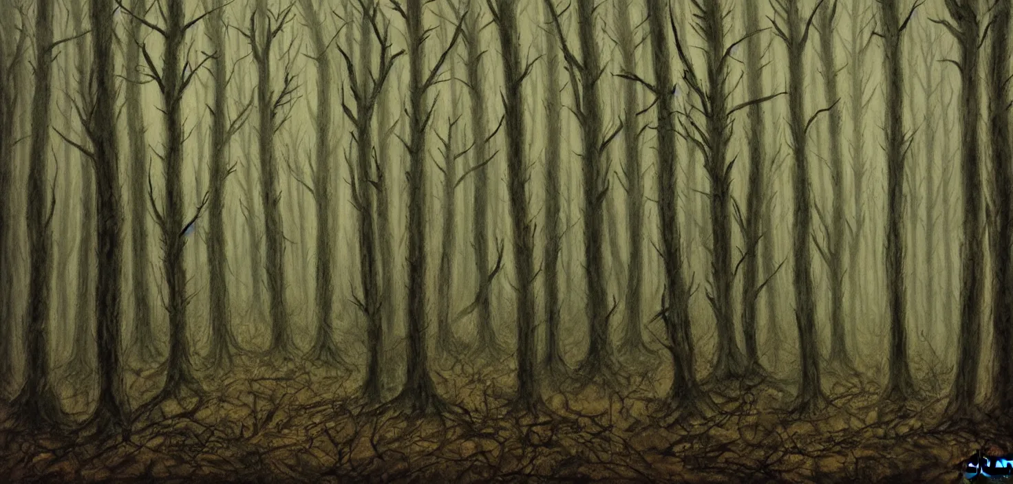 Image similar to dark forest by bisley simon