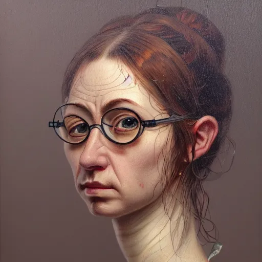 Prompt: highly detailed intricate masterpiece portrait painting of a scientist, sharp focus, award - winning, trending on artstation.