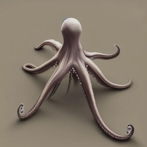 Image similar to 3 d model of an octopus, vray