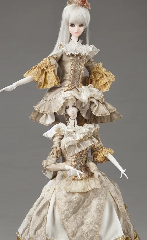 Image similar to dollfie in baroque dress