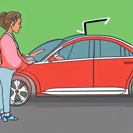 Image similar to wikihow, how to drive a spon without a key, illustration