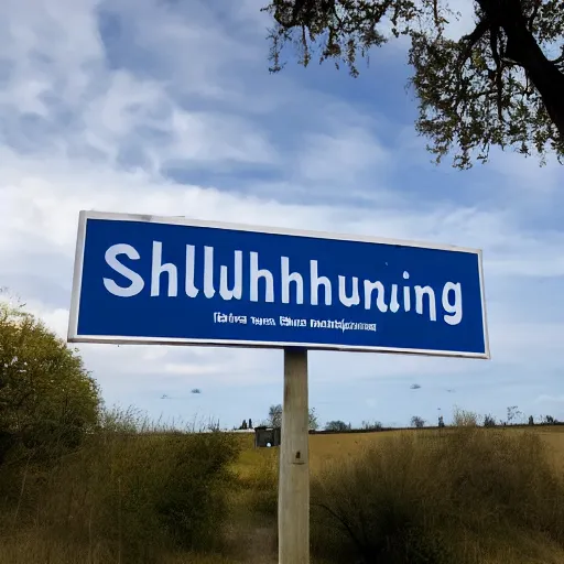 Prompt: photograph of a city sign that reads : schulenburg