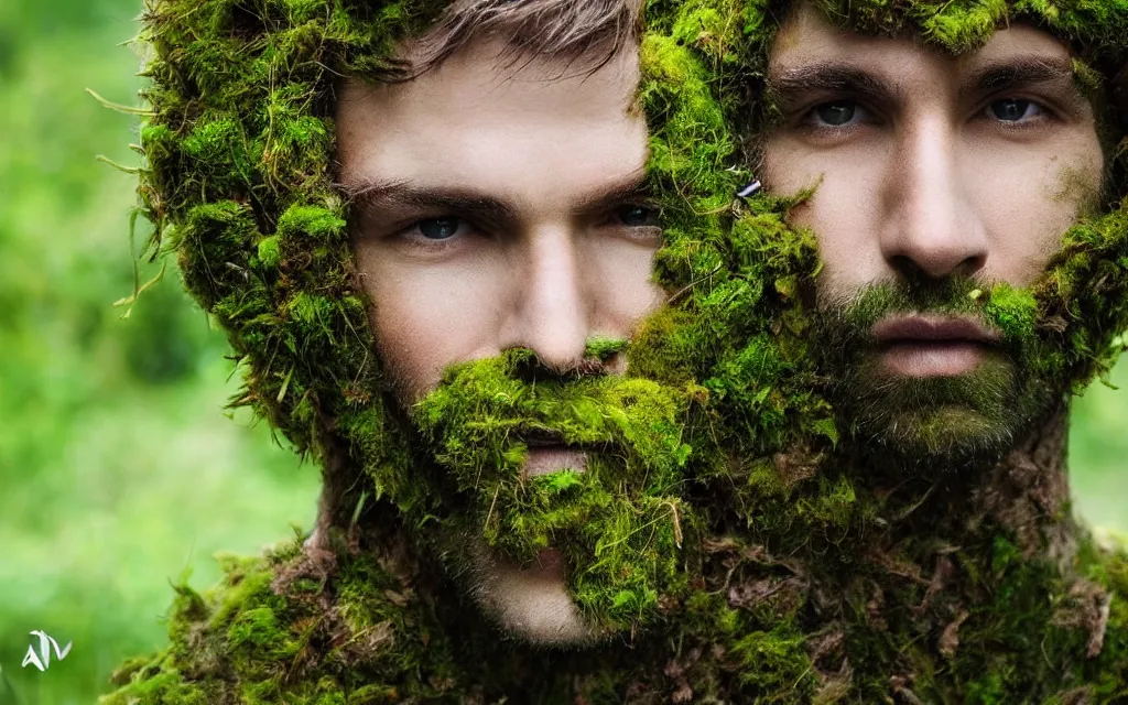 Prompt: I´m the moss man. beautiful, realistic, 4K
