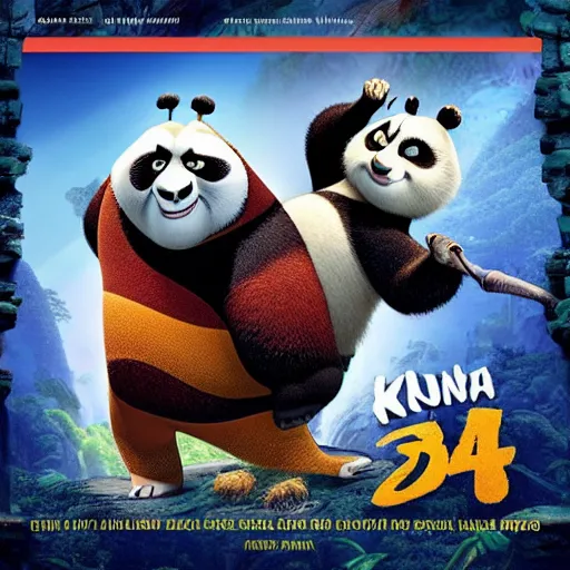 Prompt: kung fu panda 4