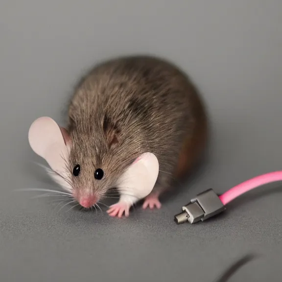 Image similar to photo of a gaming mouse made from a real mouse