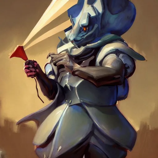 Prompt: greg manchess portrait painting of partially armored doormouse from alice in wonderland as overwatch character, medium shot, asymmetrical, profile picture, organic painting, sunny day, matte painting, bold shapes, hard edges, street art, trending on artstation, by huang guangjian, gil elvgren, ruan jia, randy vargas, greg rutkowski