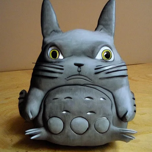 Image similar to cat bus my cousin totoro by h. r. giger