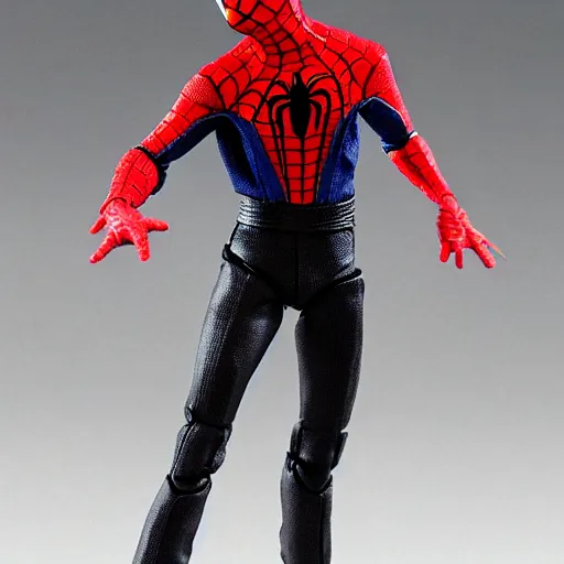 Prompt: action figure of michael jackson as spider - man