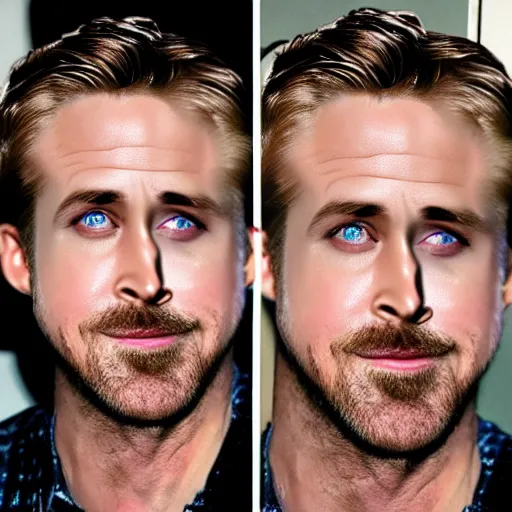 Image similar to ryan gosling melded into a sandwich