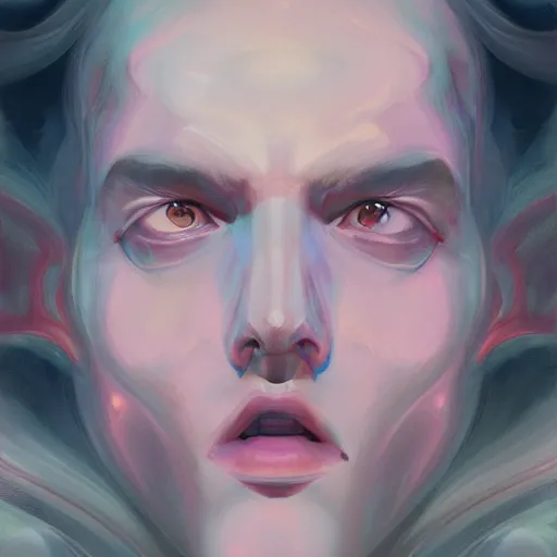 Prompt: surreal wizard portrait by yanjun cheng, artstation, 4 k, wide angle