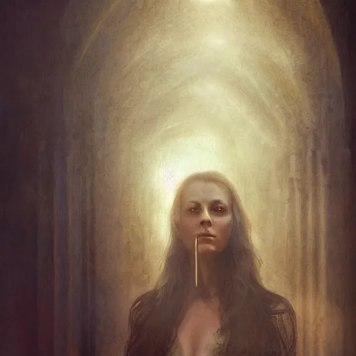 Image similar to dream theater, the count of tuscany portrait, mysterious atmospheric lighting, painted, intricate, volumetric lighting, beautiful, rich deep colours masterpiece, golden hour, golden ratio, sharp focus, ultra detailed, by leesha hannigan, ross tran, thierry doizon, kai carpenter, ignacio fernandez rios