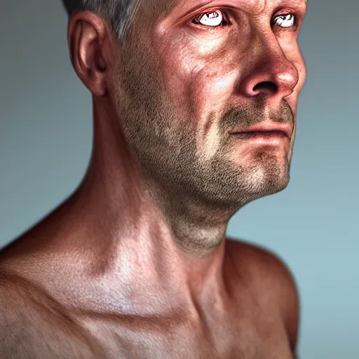 Prompt: confused man portrait ,photo realistic, high detail