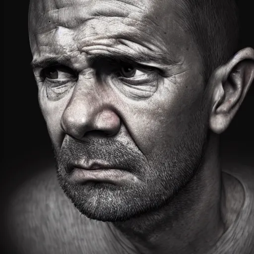 Image similar to confused man portrait ,photo realistic, high detail
