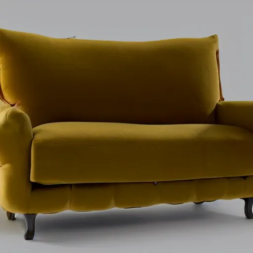 Image similar to a sofa in style of pikachu , photo 4k,