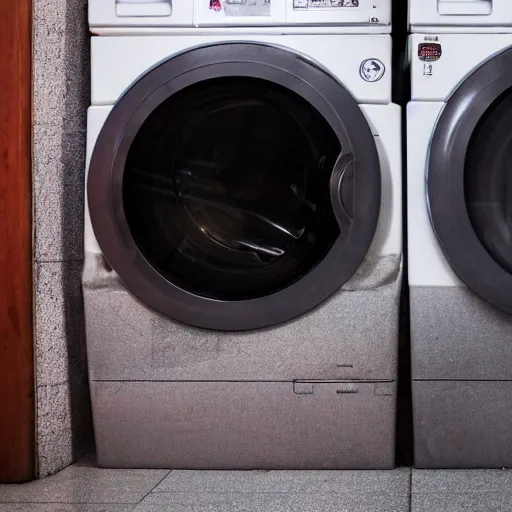 Prompt: Rage against the washing machine