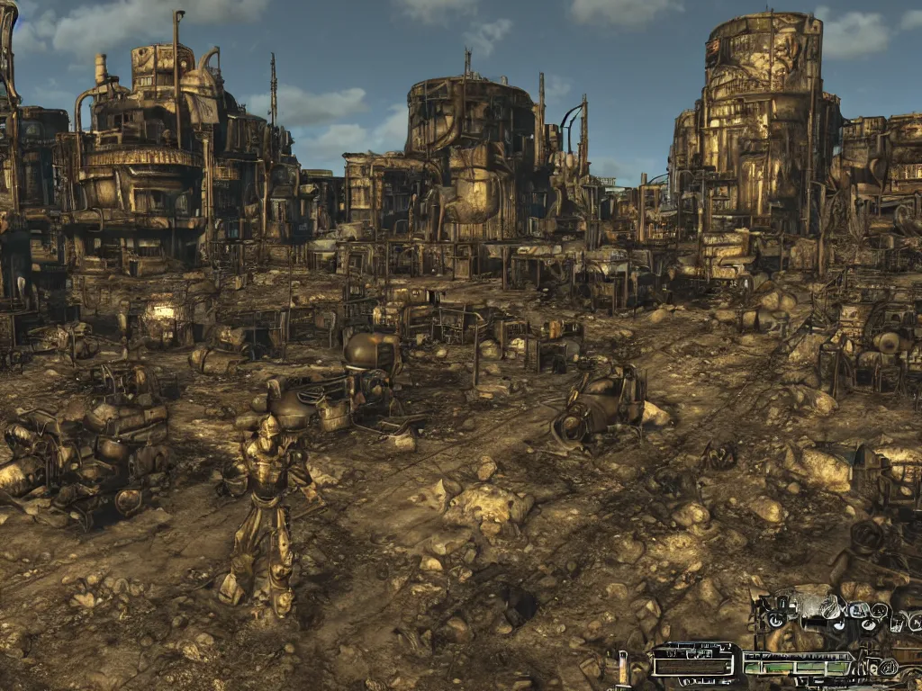 Image similar to fallout 2 hd remastered screenshot unreal engine 5