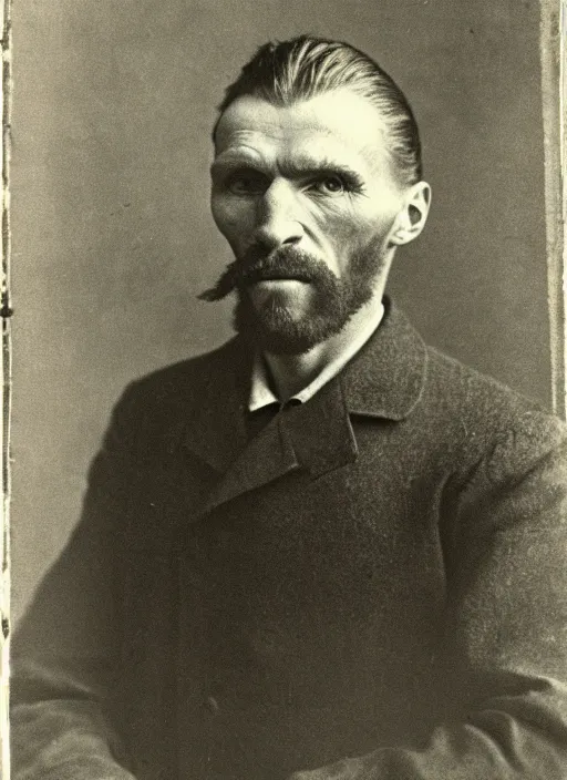 Image similar to Vincent Vangogh, studio photo