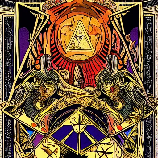 Prompt: tarot cards in modern aesthetics, detailed, stylized, artstation, extreme aesthetic