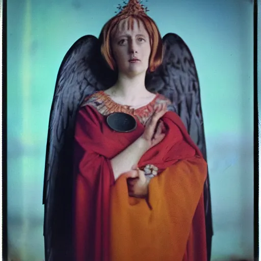 Image similar to archangel, 1 6 mm film, autochrome