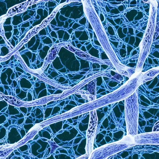 Prompt: Histology image of demyelinated axonal tissue