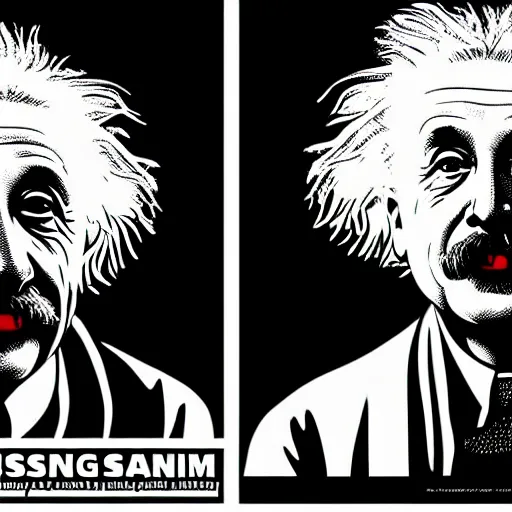 Image similar to einstein poster by shepard fairey