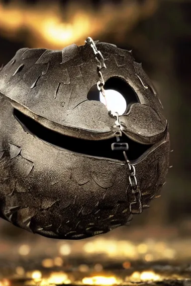 Image similar to very very intricate photorealistic photo of a chain chomp in an episode of game of thrones, photo is in focus with detailed atmospheric lighting, award - winning details