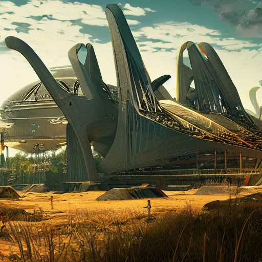 Image similar to visionary cryengine render by android jones, syd mead, and john stephens