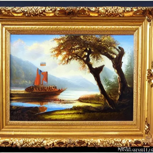 Image similar to oil painting ¥¥¥¥ museum - quality