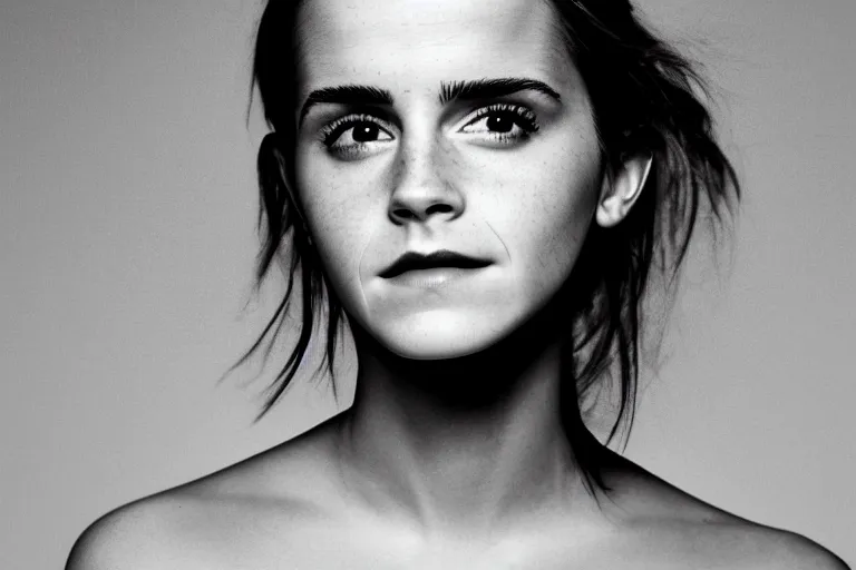 Image similar to emma watson's face in a lightbulb, cinematic