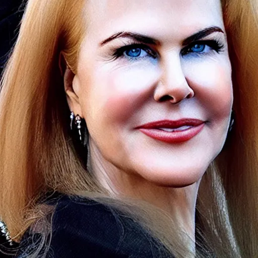 Image similar to face of Arab Nicole Kidman