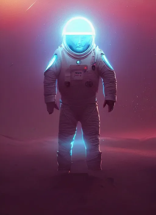 Prompt: a beautiful portrait of elon musk wearing a spacesuit on mars. character design by cory loftis, fenghua zhong, ryohei hase, ismail inceoglu and ruan jia. artstation, volumetric light, detailed, rendered in octane