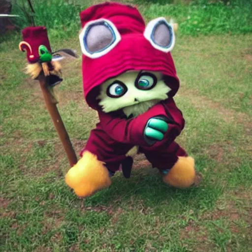 Image similar to Teemo from League of Legends