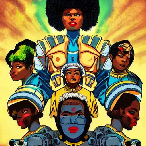 Prompt: Afrofuturism