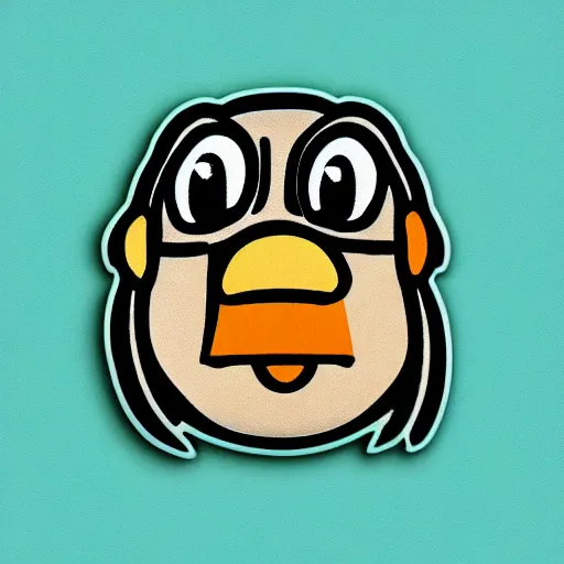 Image similar to cute dodo sticker